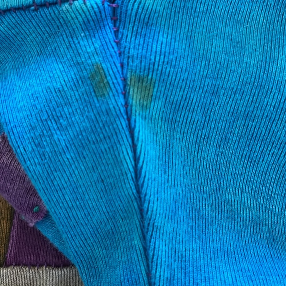 Rising International Boho Patchwork Flower Butter… - image 7